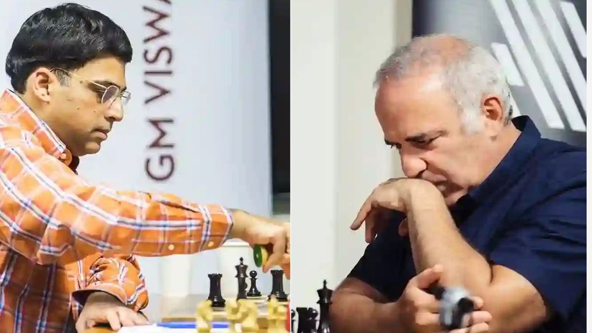 This is the first time in four years Anand and Kasparov will face each other over the board. Image: StLouisChessClub This is the first time in four years Anand and Kasparov will face each other over the board. Image: StLouisChessClub