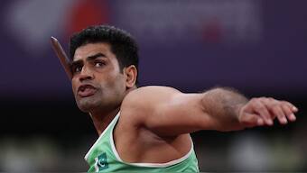 Paris Olympics gold medalist Arshad Nadeem's coach has been banned in Pakistan. Image: Reuters 