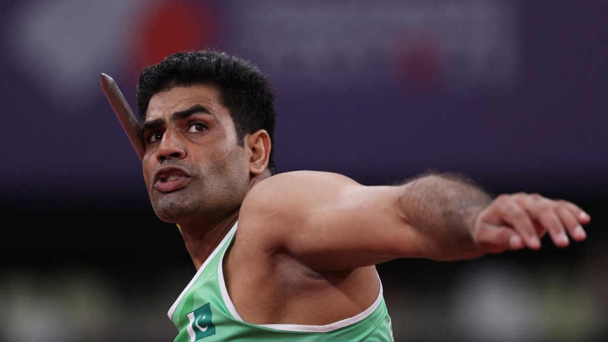 Paris Olympics gold medalist Arshad Nadeem's coach has been banned in Pakistan. Image: Reuters Paris Olympics gold medalist Arshad Nadeem's coach has been banned in Pakistan. Image: Reuters