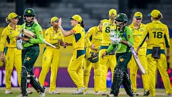 Australia beat Pakistan to climb the top of the points table. Image: AFP
