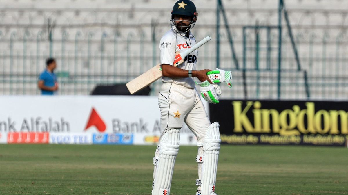 Babar Azam scored 23 runs before getting out in the first innings against South Africa. Image: Reuters Babar Azam scored 23 runs before getting out in the first innings against South Africa. Image: Reuters
