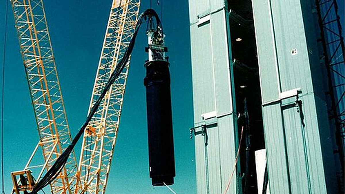 The equipment for the Operation Julin “Divider” nuclear test being positioned. Image courtesy: Wikimedia Commons The equipment for the Operation Julin “Divider” nuclear test being positioned. Image courtesy: Wikimedia Commons