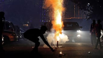 The Supreme Court had clearly mandated that firecracker use be restricted to 6-7 am and 8-10 pm, but in Delhi, celebrations went on well past midnight, with hardly any enforcement. File image/ Reuters