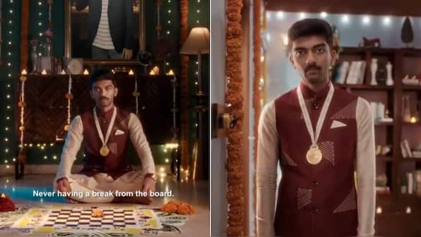 'Others dance to celebrate, but I move like a king': Gukesh's viral ad appearance wins the internet