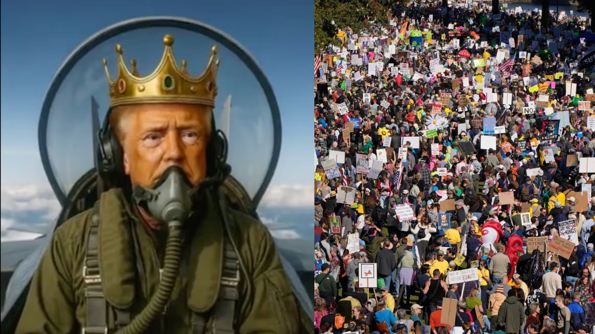 Trump shares AI video mocking 'No Kings' protests as millions march against his government – Firstpost