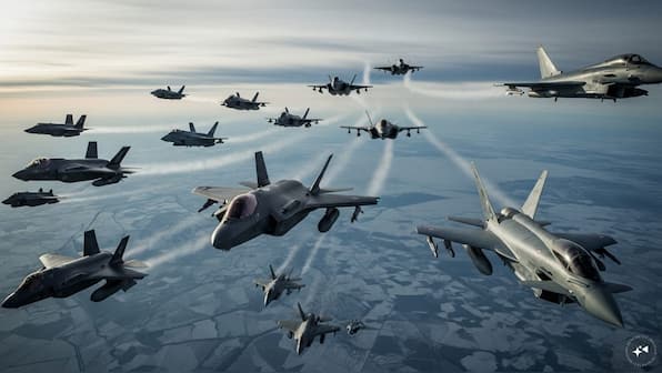 UK, US and NATO jets conduct 12-hour patrol near Russian border amid surge in drone incursions