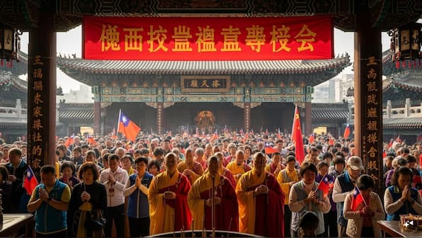 Taiwan says China using religion to influence public opinion on the island