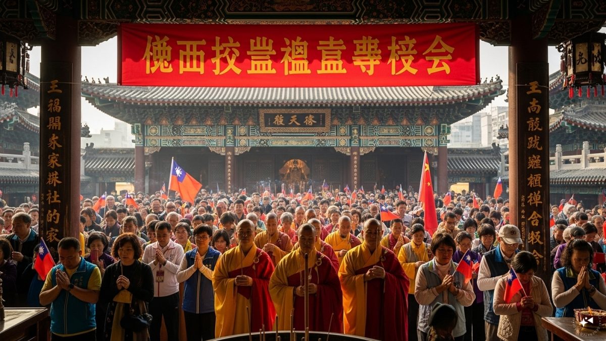 Taiwan says China using religion to influence public opinion on the island Taiwan says China using religion to influence public opinion on the island