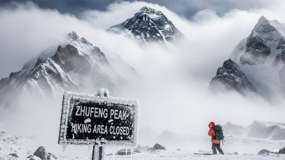 China closes Everest hiking route from Tibet after heavy snowfall and icy conditions