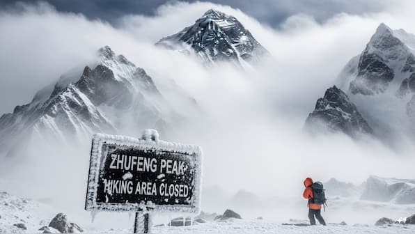 China closes Everest hiking route from Tibet after heavy snowfall and icy conditions