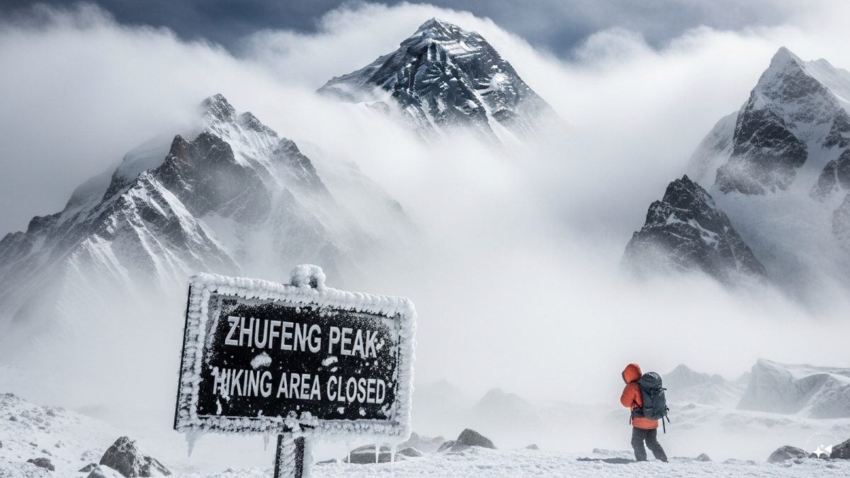 China closes Everest hiking route from Tibet after heavy snowfall and icy conditions