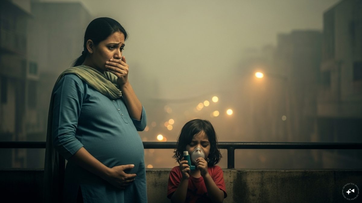 When the air turns toxic: Diwali pollution puts pregnant women and respiratory patients at risk When the air turns toxic: Diwali pollution puts pregnant women and respiratory patients at risk