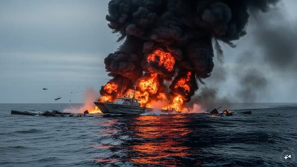 US forces destroy Colombian drug-smuggling vessel as Trump brands Petro ‘illegal drug leader’