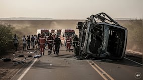 At least 15 dead in bus crash in northeast Brazil