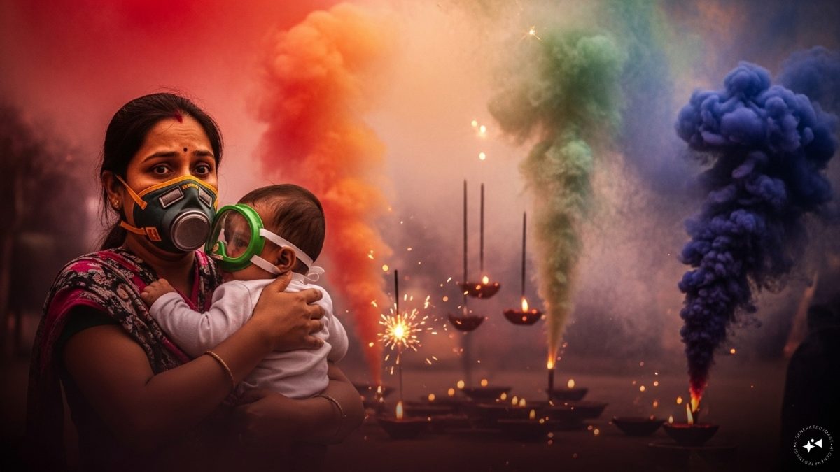 Why festive smoke is harmful for infants and how parents can protect their children during Diwali Why festive smoke is harmful for infants and how parents can protect their children during Diwali