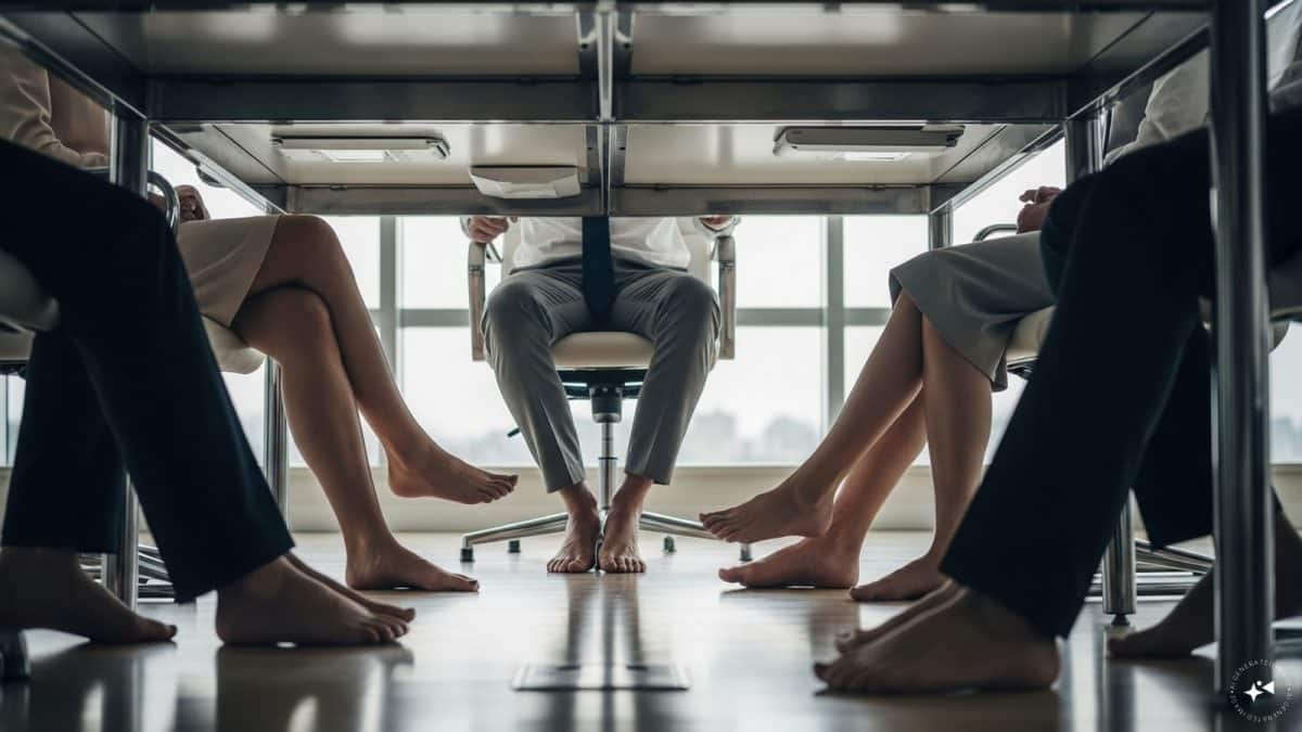 Happy soles: Why offices are asking employees to work without shoes