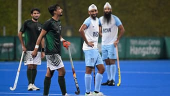 The last time India and Pakistan played hockey was during the Asia Games 2022. Image: AFP