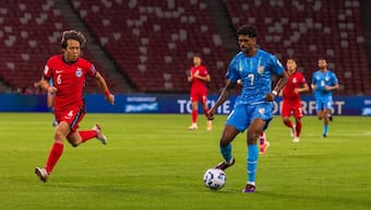 India vs Singapore Asian Qualifier Highlights: India draw match despite playing with one man down; IND 1-1 SGP