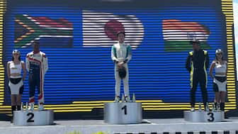 Itsuki Sato snatched a luck win after leaders collided in the final lap. Image: Vishal Tiwari/FP