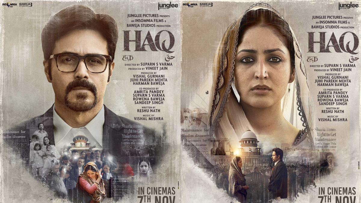 'Haq': Emraan Hashmi-Yami Gautam's trailer to arrive on this date, makers share two new posters 'Haq': Emraan Hashmi-Yami Gautam's trailer to arrive on this date, makers share two new posters