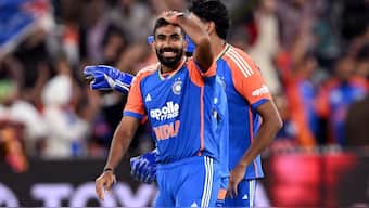 India lost the second T20I by 4 wickets to give 1-0 lead to Australia. Image: AFP