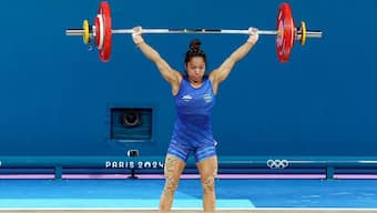 This is Mirabai Chanu's third World Championships medal. Image: ANI