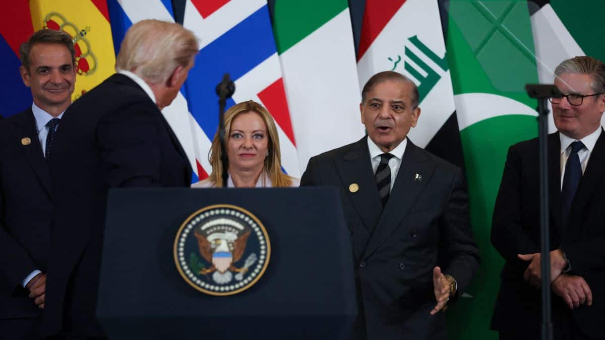 Awkward laugh to headphone fumble… Pakistan PM Shehbaz Sharif’s embarrassing moments go global