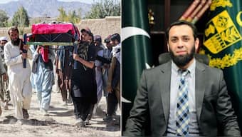 Pakistani minister Ata Tarar has slammed the ICC for issuing statement in favour of Afghanistan. Image: Reuters/AFP