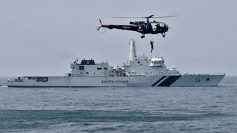The Indian Navy will deployed multiple assets for Operation Trishul. File image/Reuters