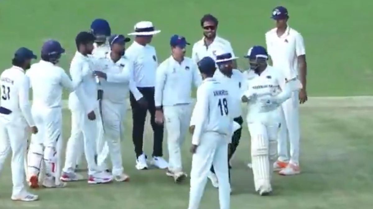 Prithvi Shaw got involved in a heated fight with ex-Mumbai teammates. Image: X Prithvi Shaw got involved in a heated fight with ex-Mumbai teammates. Image: X