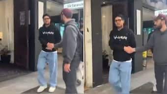Shubman Gill shakes hands with a Pakistani fan in Adelaide. Image: X