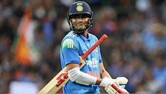 Shubman Gill scored 10, 9, 24 in the three ODIs against Australia. Image: AFP