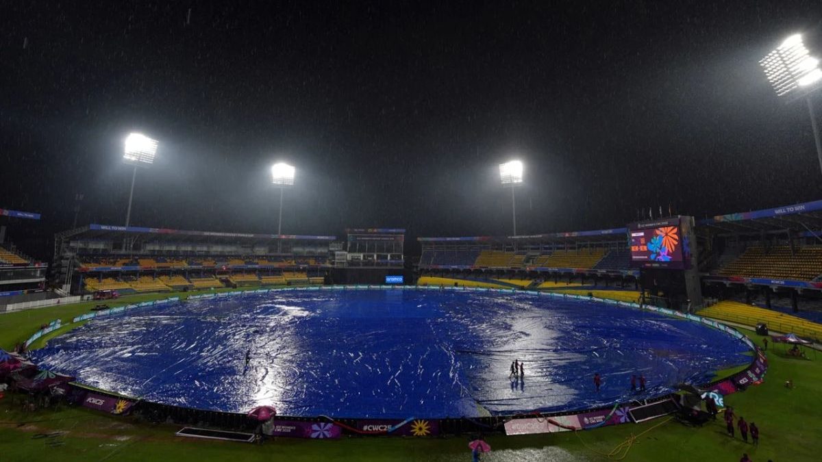 Rain spoiled the match between Sri Lanka and New Zealand in Colombo. Image: AFP Rain spoiled the match between Sri Lanka and New Zealand in Colombo. Image: AFP