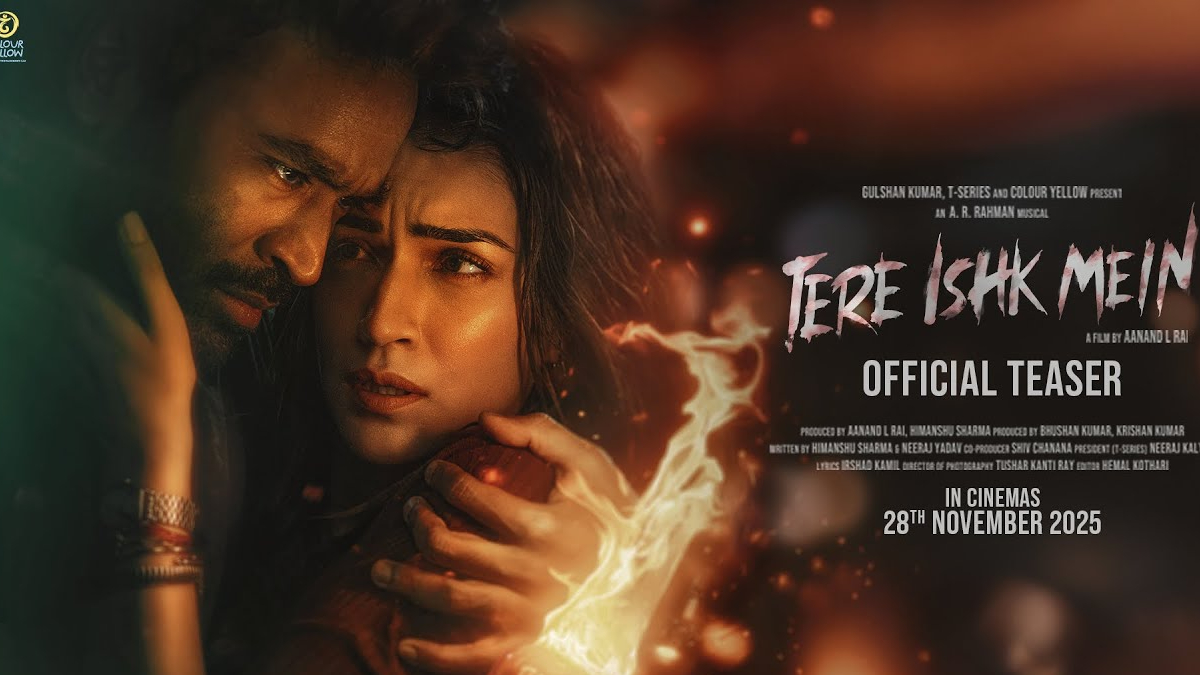 'Tere Ishk Mein' teaser review: Dhanush and Kriti Sanon unite for an intense, violent love story 'Tere Ishk Mein' teaser review: Dhanush and Kriti Sanon unite for an intense, violent love story