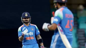 Virat Kohli is off to a good start after two ducks in a row earlier in the series. Image: AFP