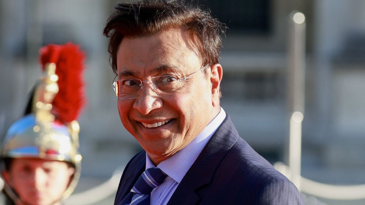Executive Chairman of ArcelorMittal Lakshmi Mittal reacts as he arrives to a dinner held at the Louvre in Paris, France, July 14, 2023. File Photo/Reuters Executive Chairman of ArcelorMittal Lakshmi Mittal reacts as he arrives to a dinner held at the Louvre in Paris, France, July 14, 2023. File Photo/Reuters