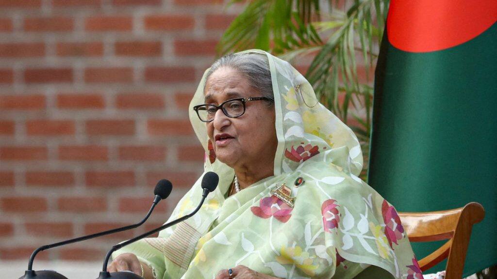 Former Bangladesh PM Sheikh Hasina was sentenced to death in a 'crimes against humanity' case. File Photo/Reuters