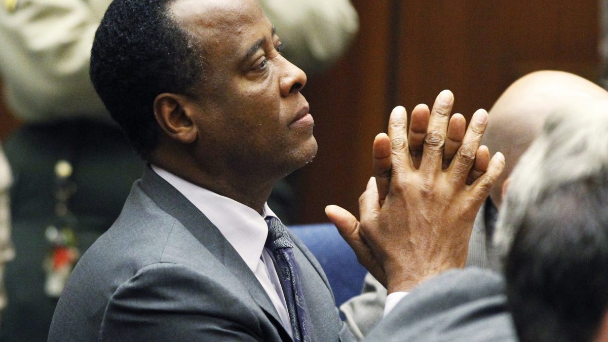 Dr Conrad Murray sits in court after he was sentenced to four years in county jail for his involuntary manslaughter conviction of pop star Michael Jackson in Los Angeles. Reuters Dr Conrad Murray sits in court after he was sentenced to four years in county jail for his involuntary manslaughter conviction of pop star Michael Jackson in Los Angeles. Reuters