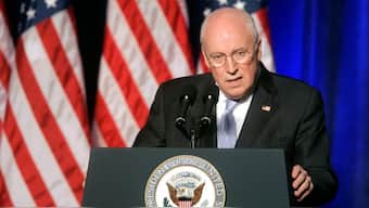 (File) Then-US Vice President Dick Cheney speaks at the American Conservative Union's 2008 Conservative Political Action Conference at the Omni Shoreham Hotel in Washington, February 7, 2008.     Reuters