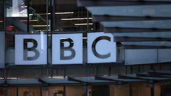 The BBC logo outside the BBC Broadcasting House in London, Britain. Reuters