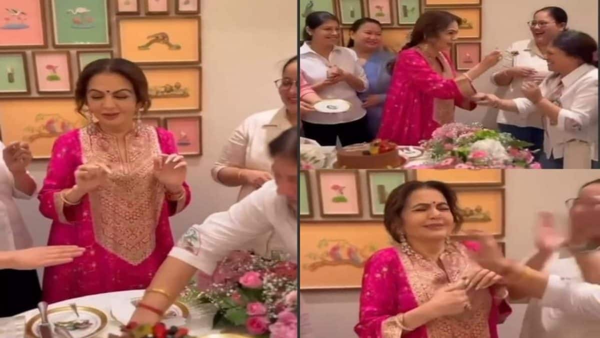 Nita Ambani celebrates 61st birthday with heartwarming surprise from staff ...