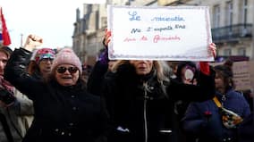 Thousands march in France, demanding action on violence against women in the country
