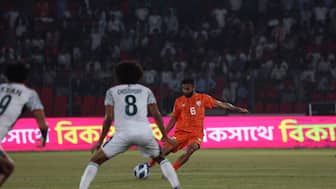 India have played five matches in AFC Asian Cup Qualifier so far but are yet to win. Image: AIFF