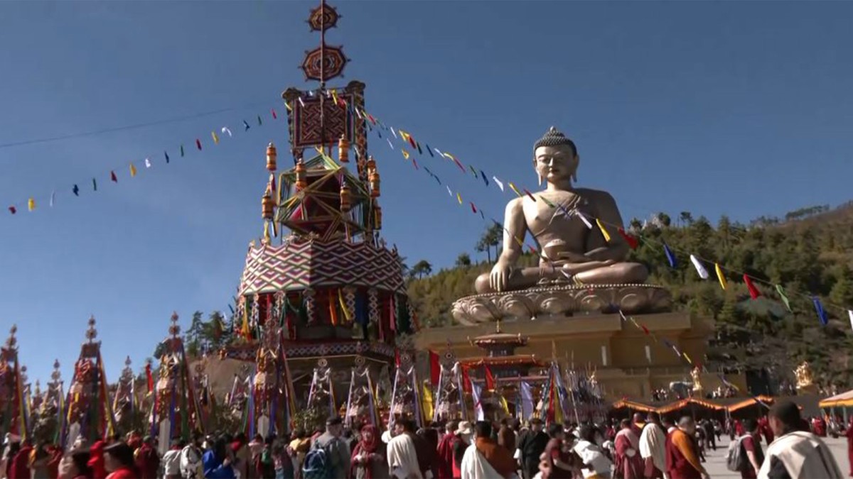 It is essential to ensure timely initiatives for the survival of Buddha Dharma as it has been practised for centuries in Bhutan, Tibet, and the Himalayan region. Image: ANI It is essential to ensure timely initiatives for the survival of Buddha Dharma as it has been practised for centuries in Bhutan, Tibet, and the Himalayan region. Image: ANI