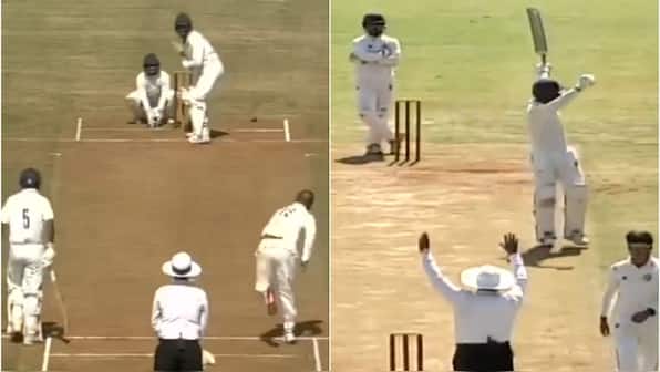 Akash Choudhary of Meghalaya slams eight consecutive sixes to reach fastest ever first-class fifty