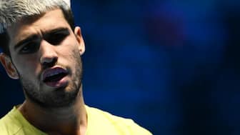 Carlos Alcaraz won two Grand Slams, ending the year as world number one. AFP