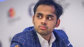 Arjun Erigaisi reacted with a heartbreak emoji after his quarterfinal exit. X/FIDE