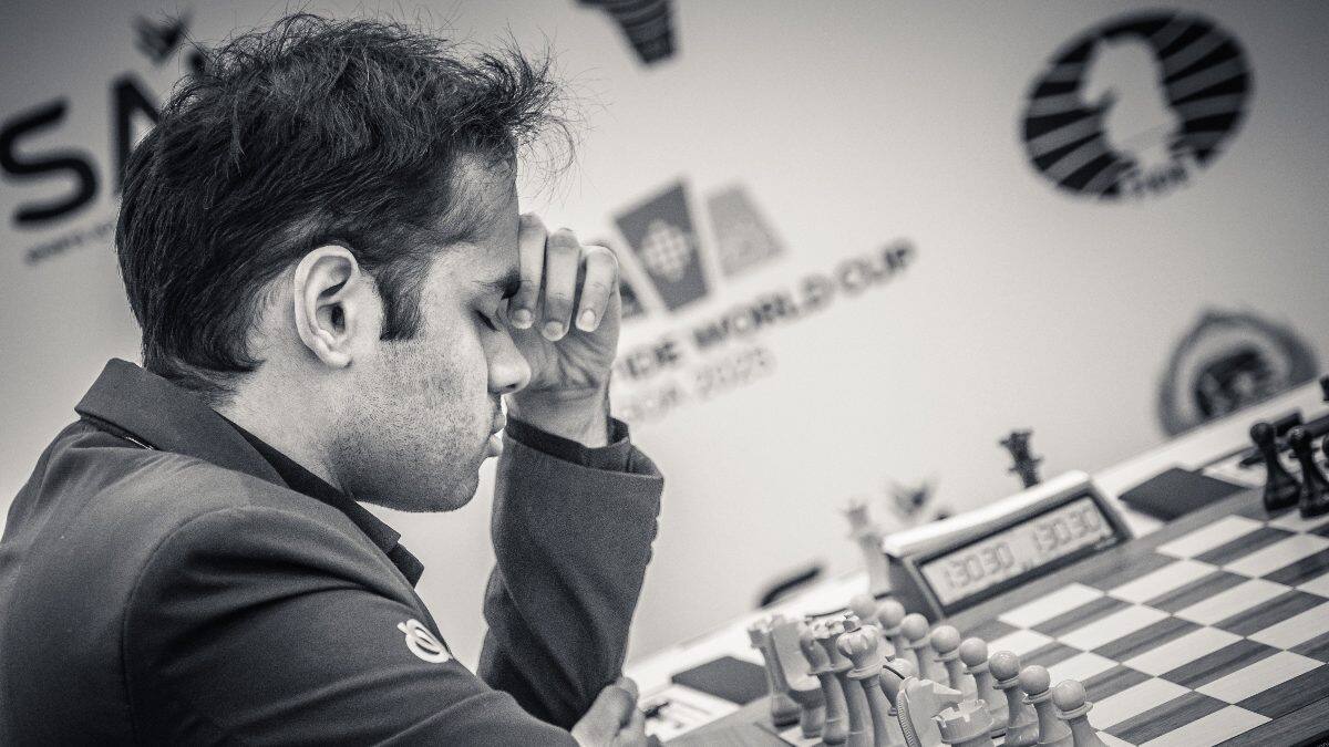 India's Arjun Erigaisi Knocked Out of FIDE World Cup 2025