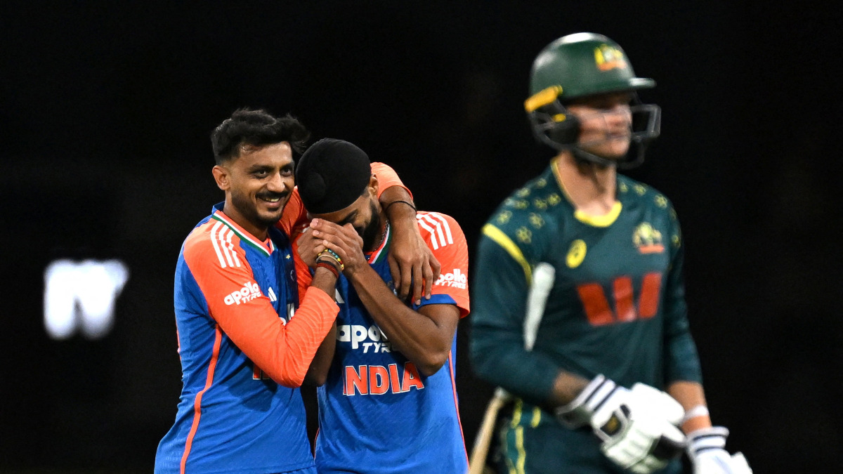 Axar Patel (left) played a key role in India's 48-run victory over Australia in the fourth T20I with an all-round performance. AP Axar Patel (left) played a key role in India's 48-run victory over Australia in the fourth T20I with an all-round performance. AP