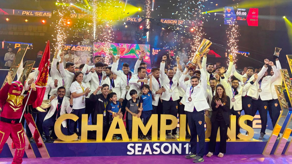 Dabang Delhi had won the 12th season of the Pro Kabaddi League, defeating Puneri Paltan in the final on 31 October to win their third title. PTI Dabang Delhi had won the 12th season of the Pro Kabaddi League, defeating Puneri Paltan in the final on 31 October to win their third title. PTI